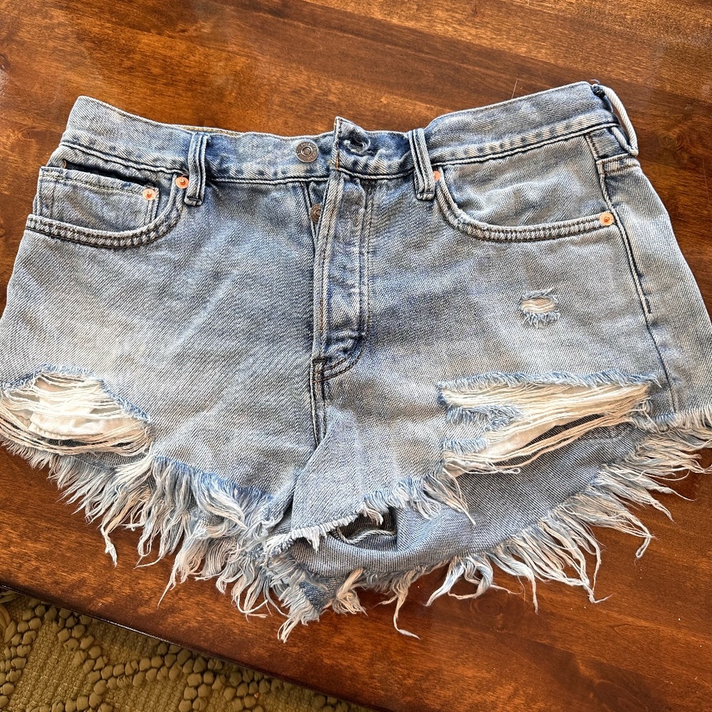 Free People Denim Shorts